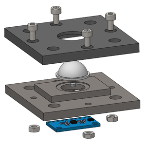 Designed sensor parts.
